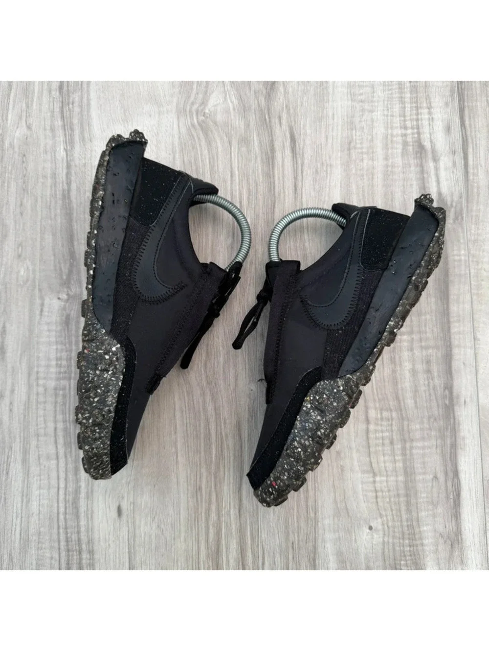 Nike Waffle Racer Crater Black Sneakers – Women’s Size 6.5